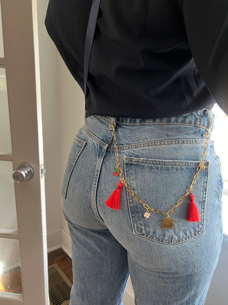 JSU Tiger Pride Purse/Belt Loop Chain