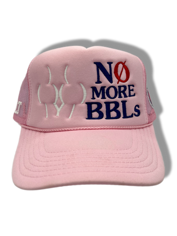 NO MORE BBLs Hat Pink